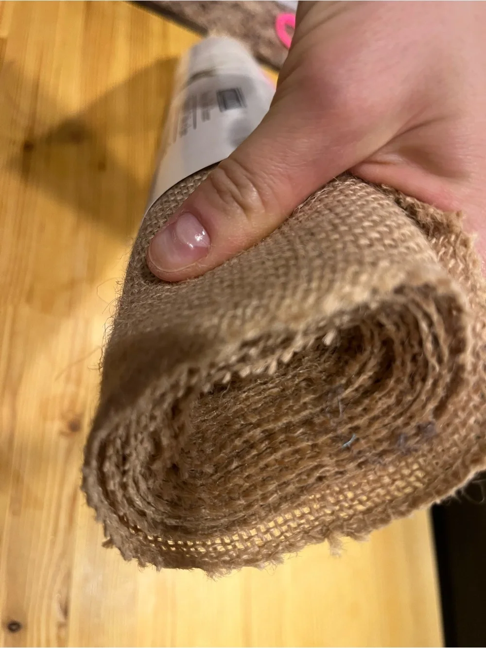 Ashland Burlap Table Runner - Natural Burlap Brown